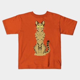 Minimalist Serval Kids T-Shirt